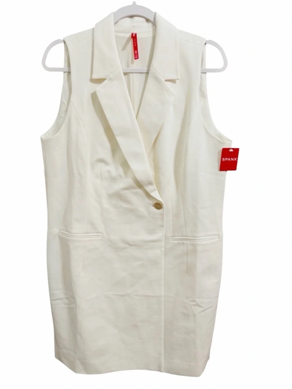 Spanx Ponte Vest Dress Color Powder Size 2X New